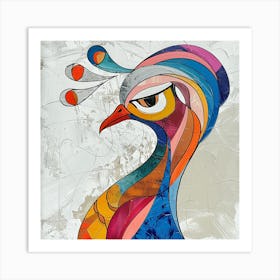 Peacock - colorful cubism, cubism, cubist art,    abstract art, abstract painting  city wall art, colorful wall art, home decor, minimal art, modern wall art, wall art, wall decoration, wall print colourful wall art, decor wall art, digital art, digital art download, interior wall art, downloadable art, eclectic wall, fantasy wall art, home decoration, home decor wall, printable art, printable wall art, wall art prints, artistic expression, contemporary, modern art print, Art Print