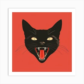 Black Cat 49 Art Print