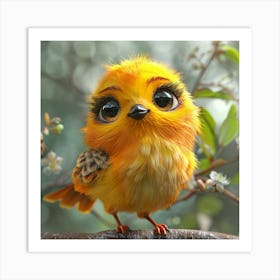 Cute Little Bird 18 Art Print