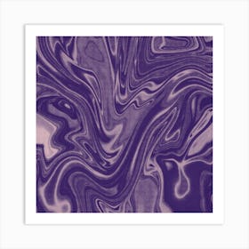 Purple Swirls Art Print