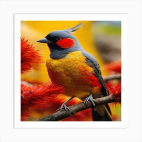 Colorful Bird Art Print