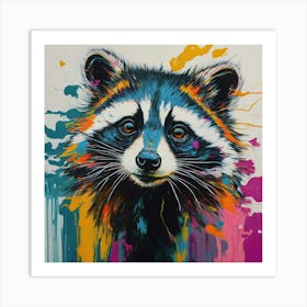 Raccoon Art Print