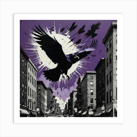 Raven Art Print