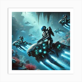 Leviathan Riders Elite Soldiers Art Print