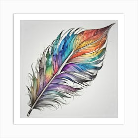 Feather Stock Videos & Royalty-Free Footage Art Print