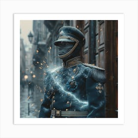 Soldier In Uniform Art Print