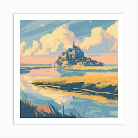 Mont Saint Michel Art Print