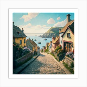 Of A Village Art Print