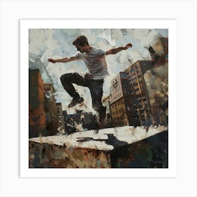 Skateboarder Art Print