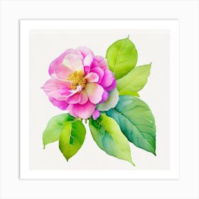 Watercolor Flower Art Print