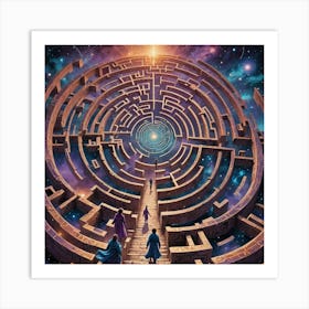 Labyrinth 13 Art Print