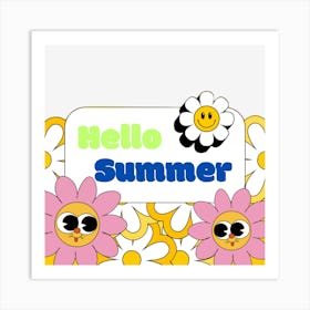 Hello Summer Art Print