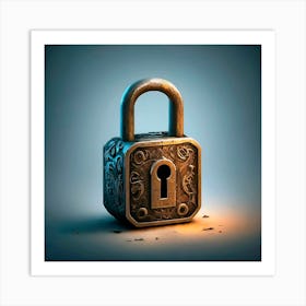 Lock And Key Art Print