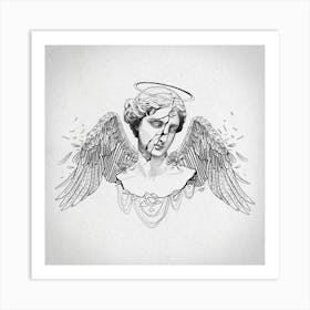 Broken Angel Art Print