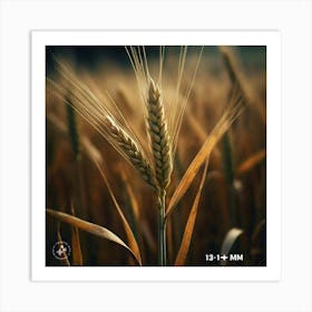 Wheat In The Field Art Print