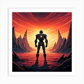 Alien Planet Exploration Art Print