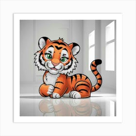 Tiger Cub Art Print