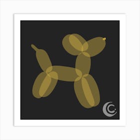 Gold (Glass) Art Print