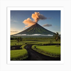 Philippines Volcano 1 Art Print