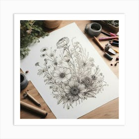 Wildflowers Art Print