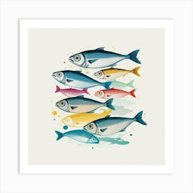 Sardines 6 Art Print