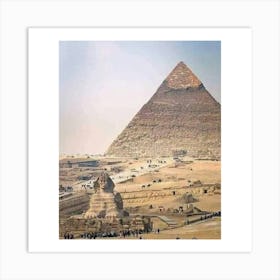 Great Pyramid Of Giza Art Print