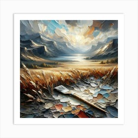 Landscape Painting 7 Art Print