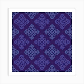 Damask Pattern Art Print