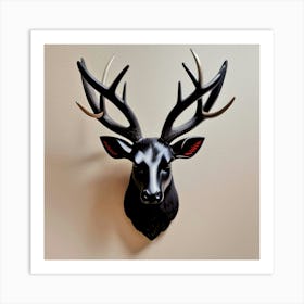 Deer Head Wall Art 7 Art Print