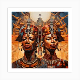 Egyptian Women 3 Art Print