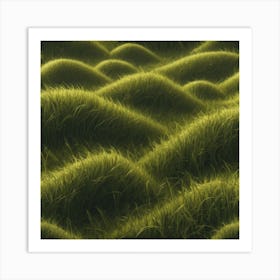 Grass Flat Surface For Background Use Sf Intricate Artwork Masterpiece Ominous Matte Painting Mo (3) Art Print
