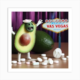 Avocado Stock Videos & Royalty-Free Footage Art Print