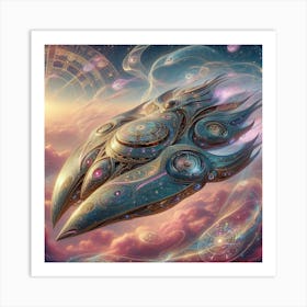 Spaceship 2 Art Print