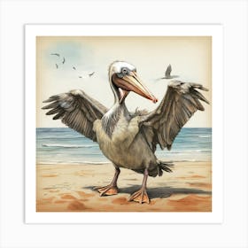 Pelican 25 Art Print