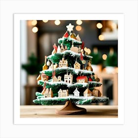 Miniature Christmas Tree Art Print