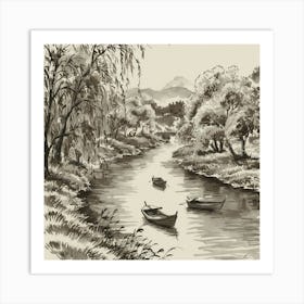 Chinese Art 694 Art Print