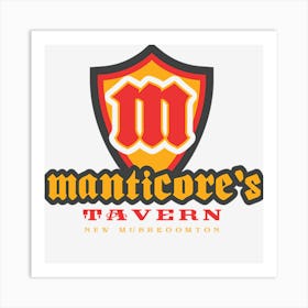 Manticore S Tavern Art Print