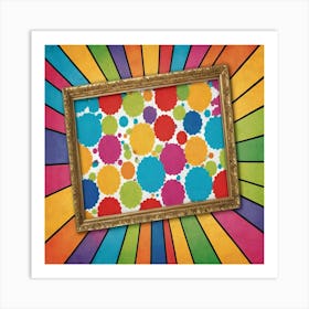 Colorful Polka Dots Art Print