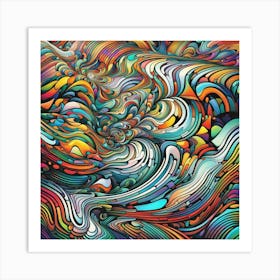 threads of illusion Art Print