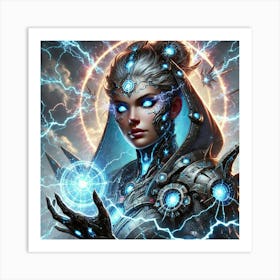 Archon Zephyra Portrait Art Print