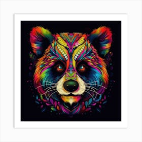 Red Panda 8 Art Print