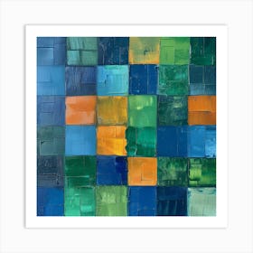 Squares 20 Art Print