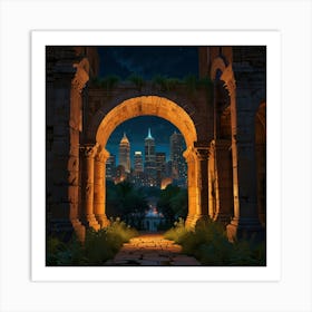 Archway To The City 1 Art Print