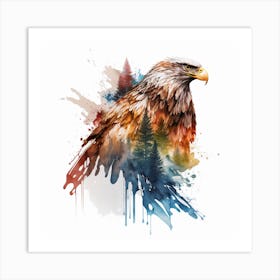 Eagle Painting Art Print