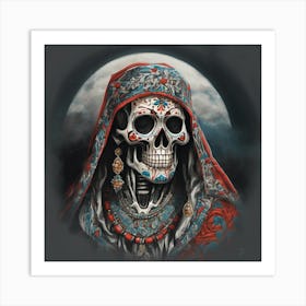 Santa Muerte 8 Art Print