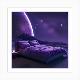 Dreaming in Purple Art Print