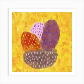 Easter Basket with fruit and vegetables  Art Print