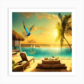 Capture A Luxurious And Tropical Setting Featurin Out (1) Art Print