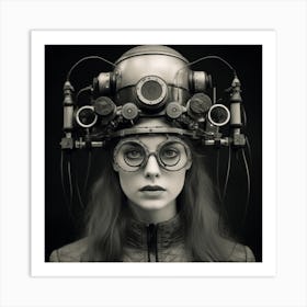 Steampunk Girl 9 Art Print