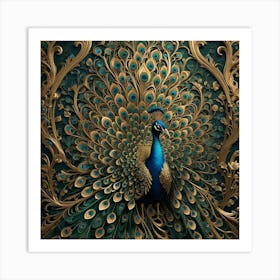 Peacock 22 Art Print